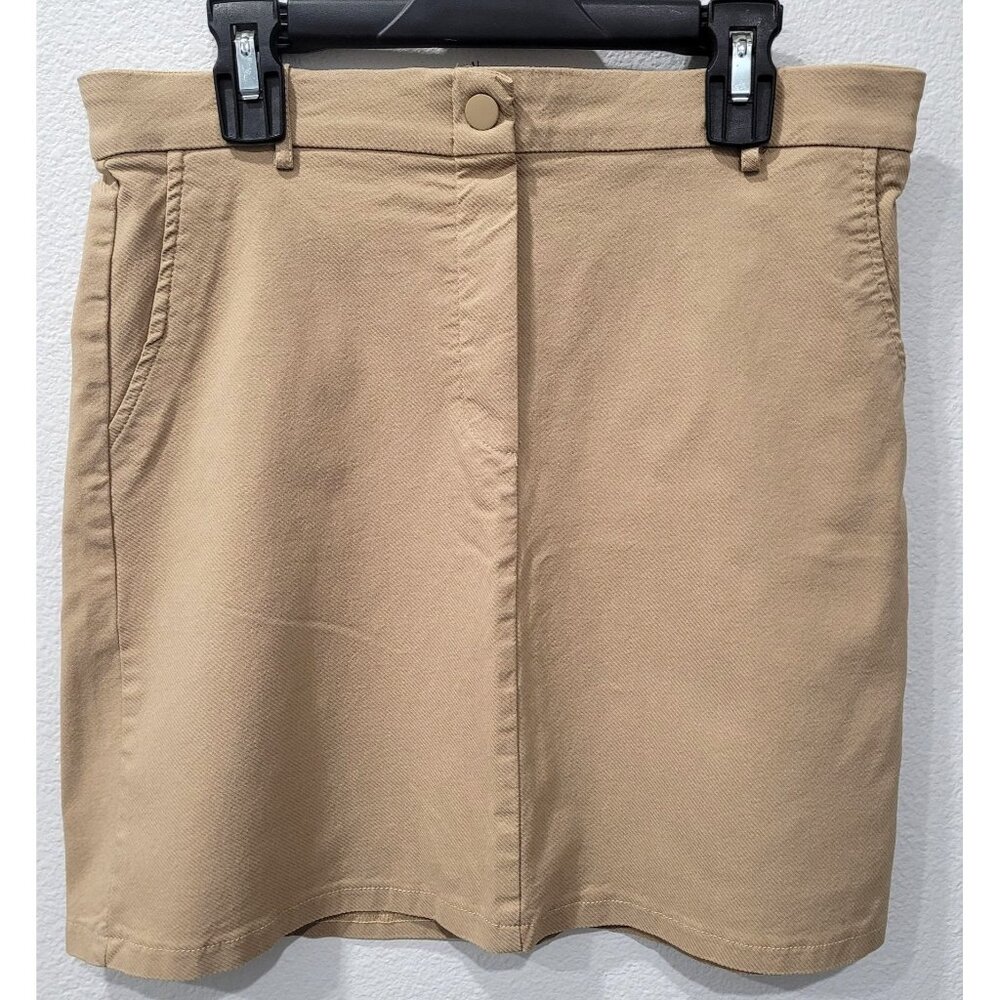 Women's Papermoon Pull-on Beige Mini Skirt Size M